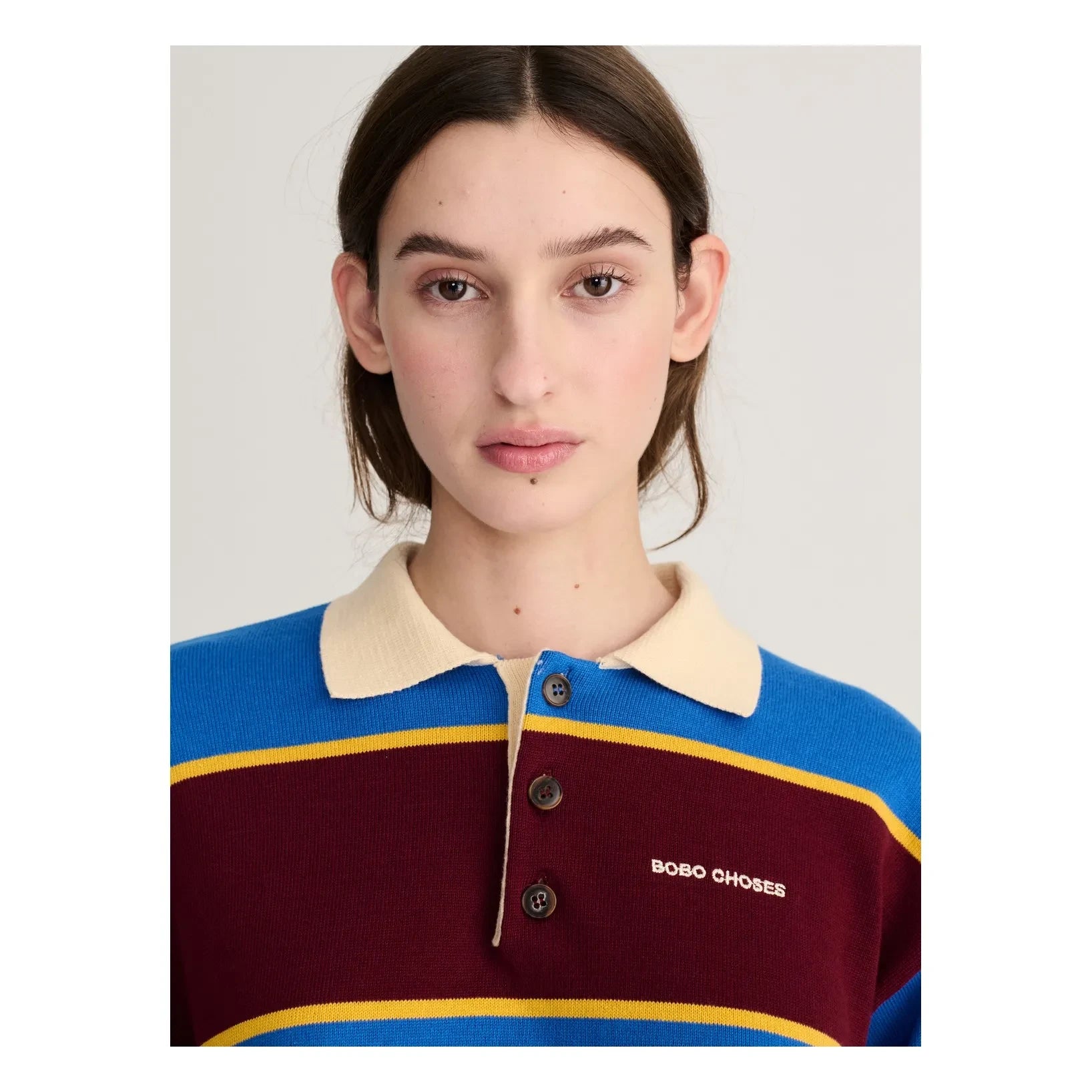Bobo Choses – Süßes Bio-Polo-Sweatshirt | Mavi
