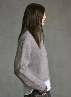 Hod - Océane Strickjacke | Silber