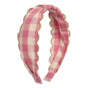 Rockahula Kids - Haarreif Festoon Vichy | Rosa
