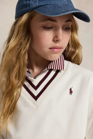 Çocuklar için pamuklu Polo Ralph Lauren sweatshirt