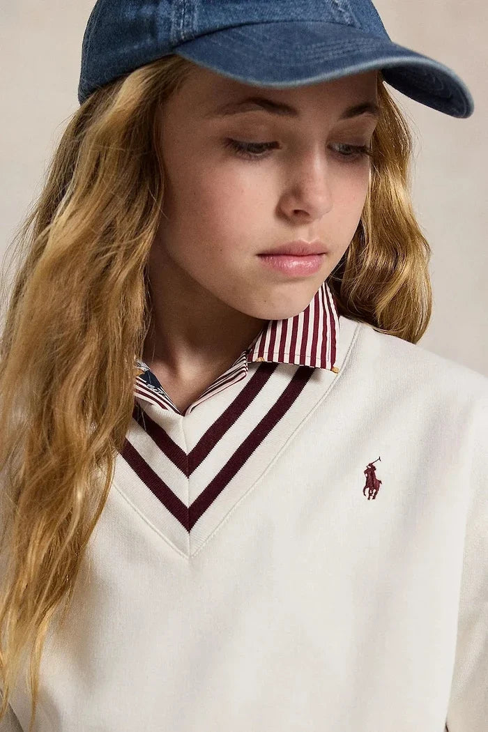 Çocuklar için pamuklu Polo Ralph Lauren sweatshirt