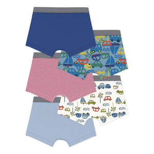 Petit Bateau - 5er-Pack Boxer Cars | Blau