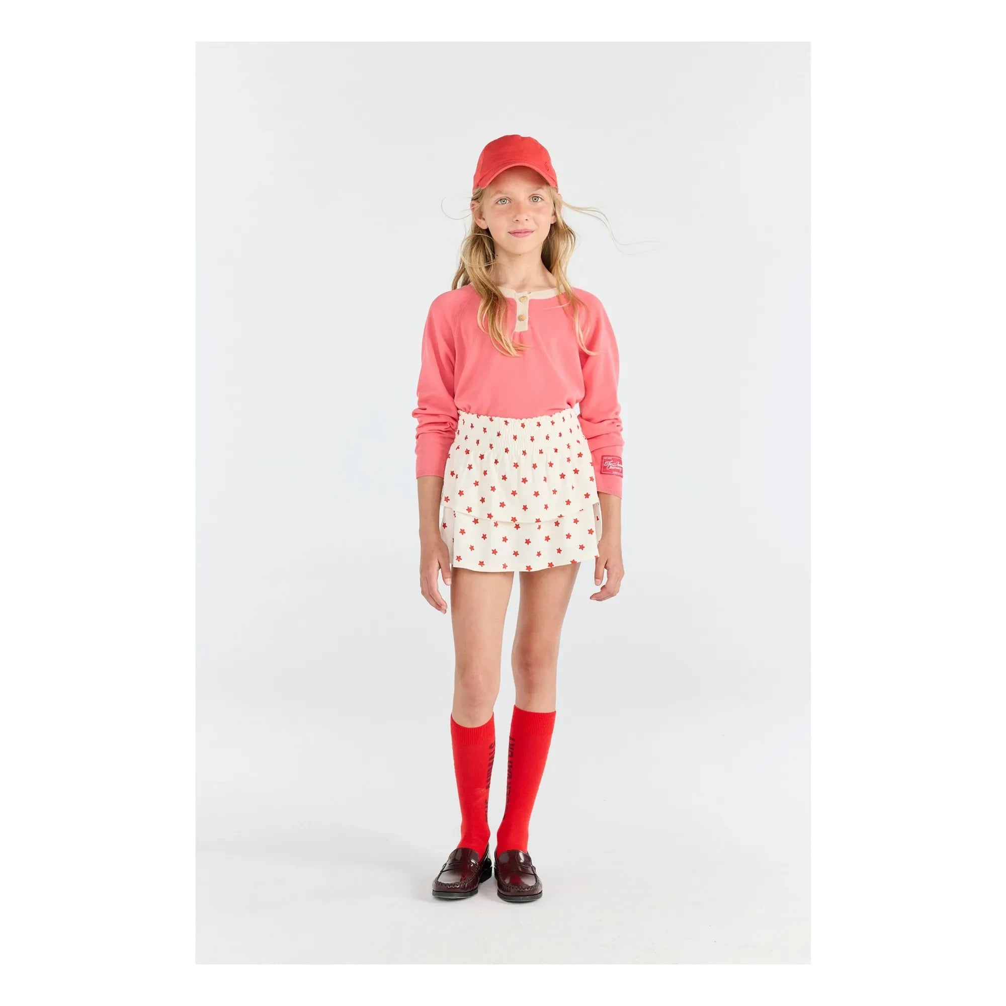 The Animals Observatory - Kiwi Stars Bio-Baumwoll-Skort | Weiß