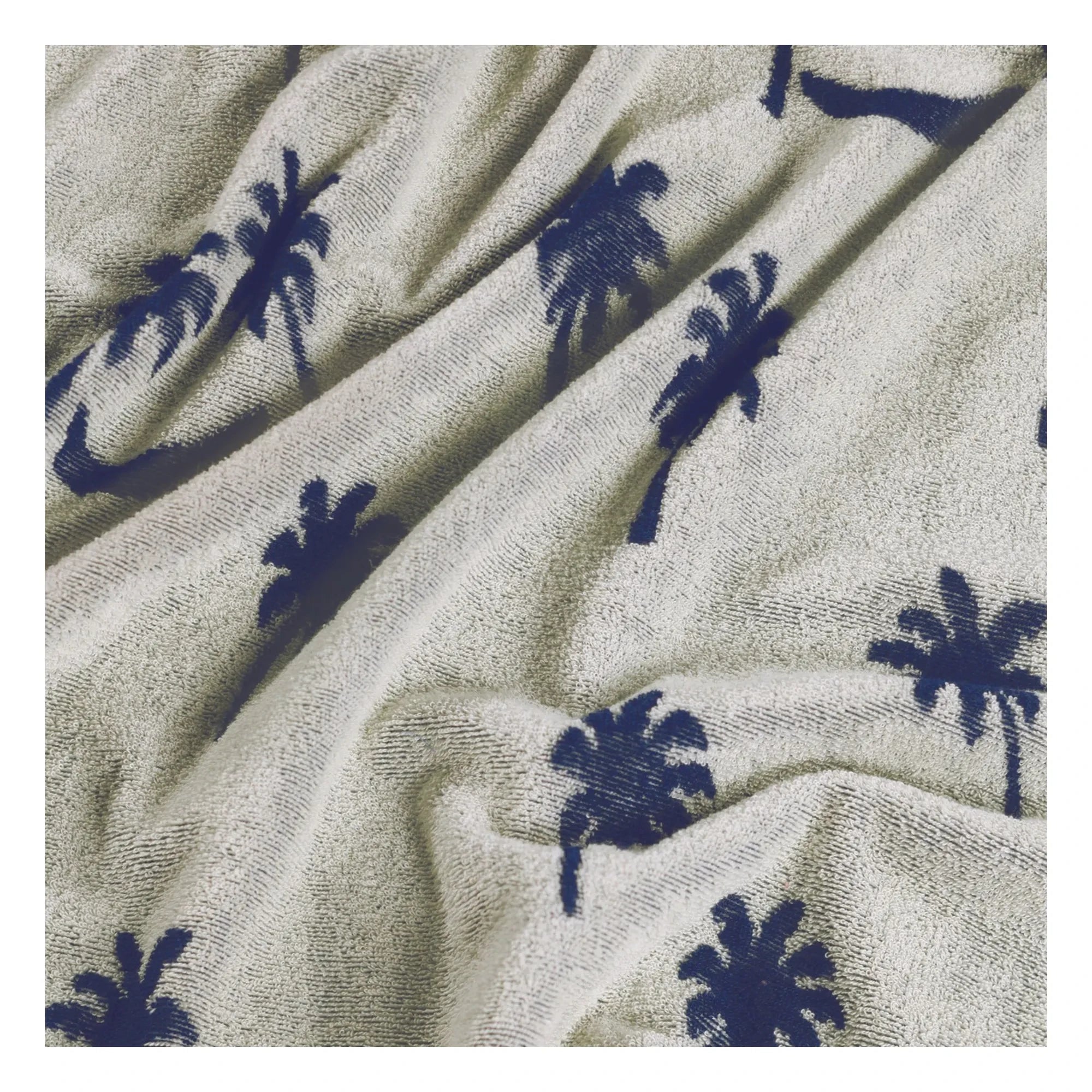 Molo - Palmen | Graues Strandtuch-Cape