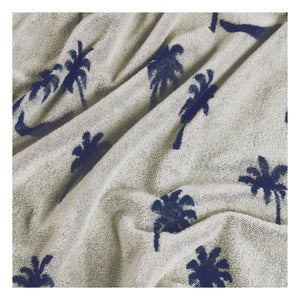 Molo - Palmen | Graues Strandtuch-Cape