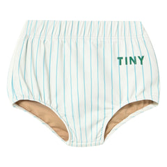 Tinycottons - Gestreifte Badeshorts | Hellblau