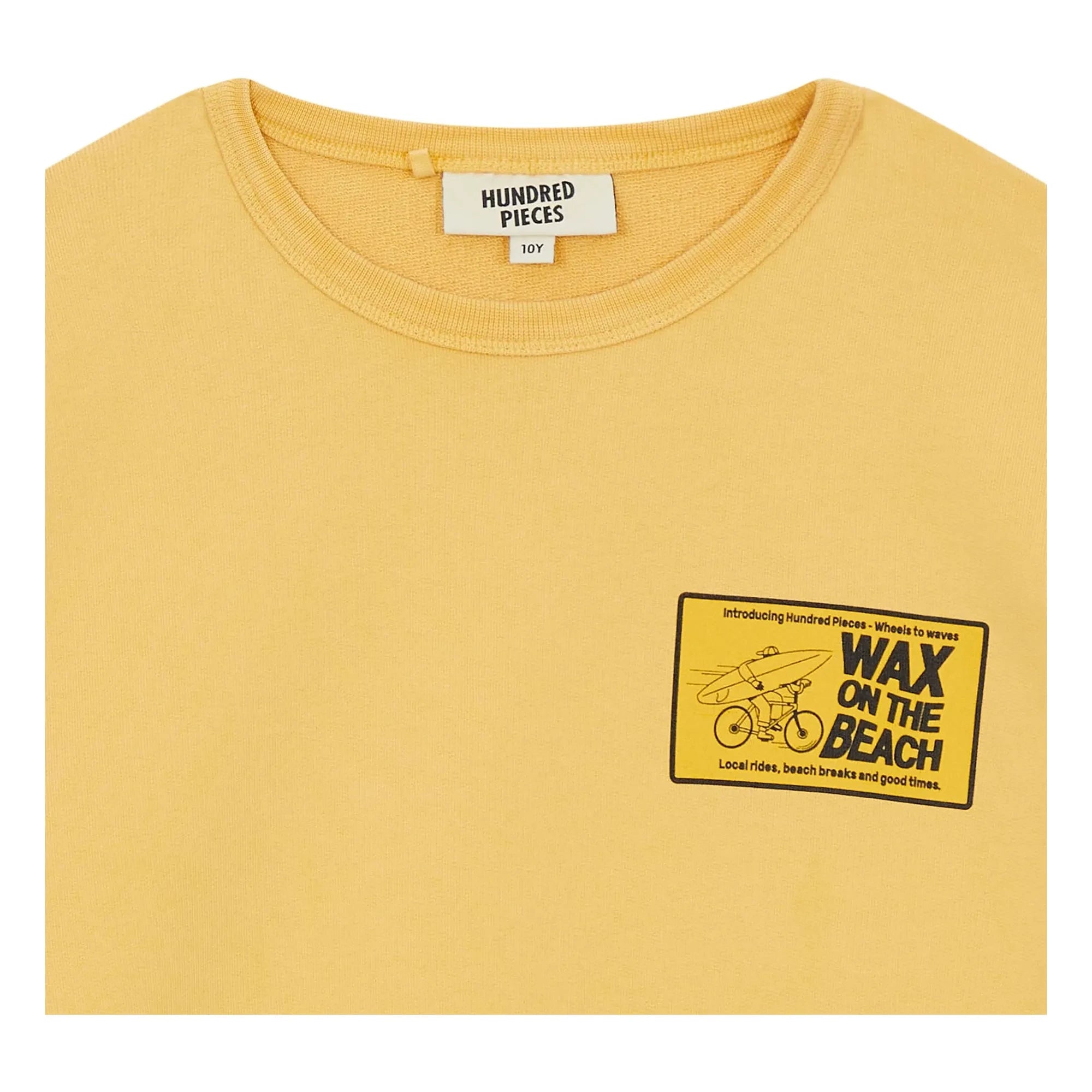 Hundred Pieces – Ryde Wax Bio-Baumwoll-Sweatshirt | Senf