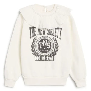 Die neue Gesellschaft – Beyaz Row Peter Pan Yaka Sweatshirt