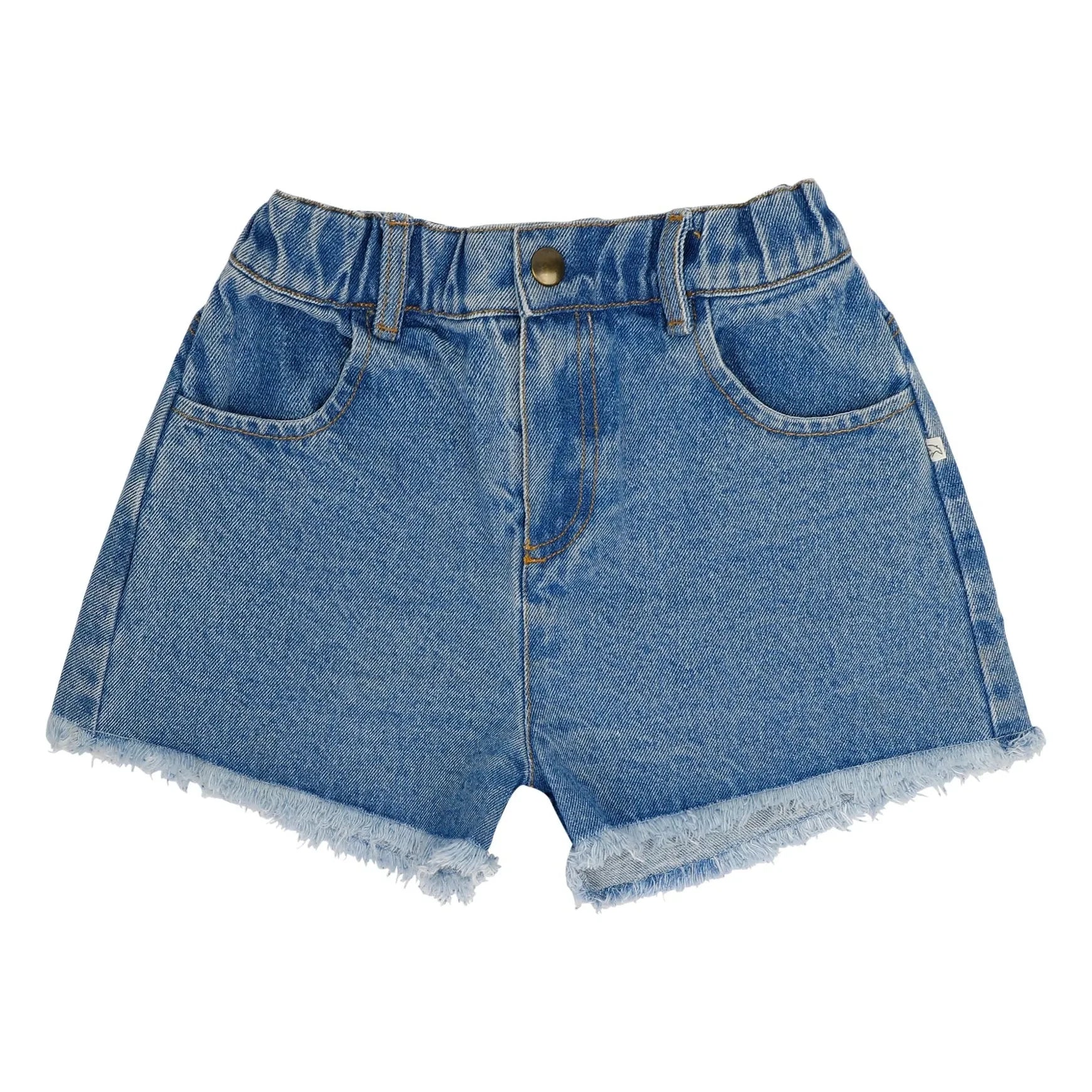 Jenest - Lilou Bio-Baumwoll-Denim-Shorts | Blau