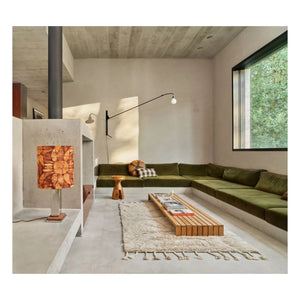 HKliving - Unendlicher Wollteppich | Creme