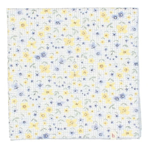 Búho - Halstuch mit Blumenmuster | Hellblau