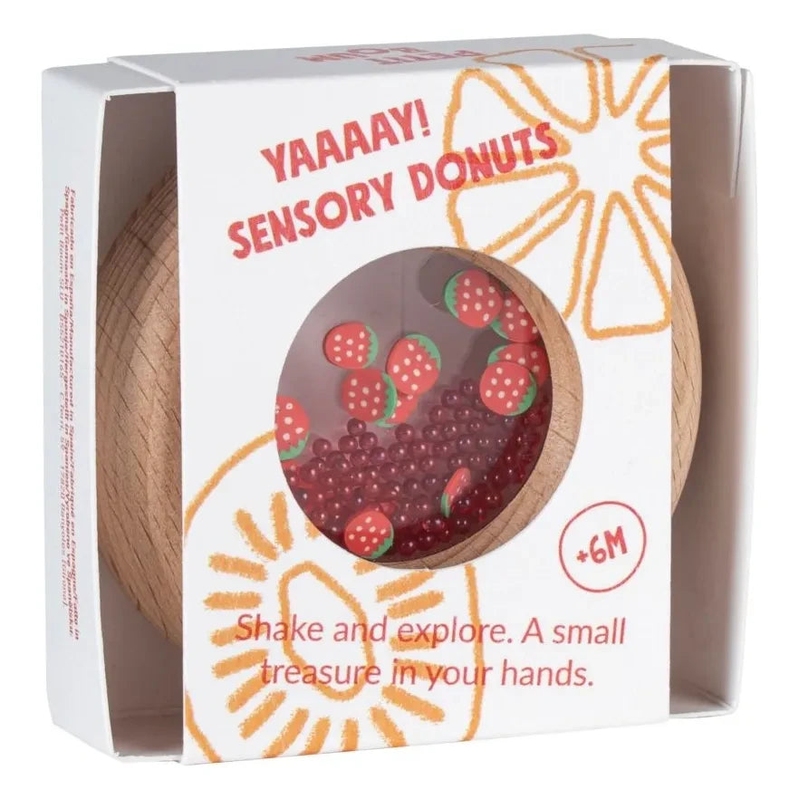 Petit Boum - Sensorischer Donut Erdbeeren