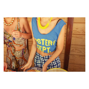 Sisters Department - Olivia Baumwoll-Top | Blau