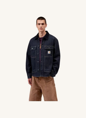 Carhartt WIP - Oakland Denim Overshirt | Grau-blau