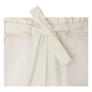 Bonpoint - Lorrie Bio-Baumwoll-Knotenshorts | Creme