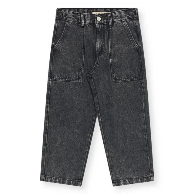 The New Society – Weite Jeans | Merle Grey – Schwarz