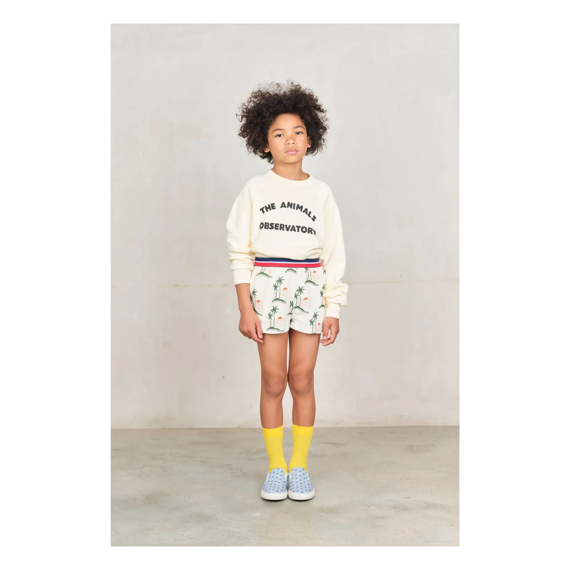 The Animals Observatory - Shark-Sweatshirt | Ecru