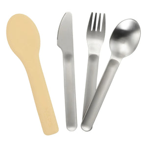 Haps Nordic - Kinderbesteck-Set - 3-teilig | Gelb