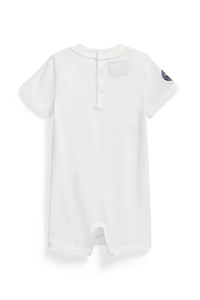 Polo Ralph Lauren pamuklu bebek tulumu Wimbledon