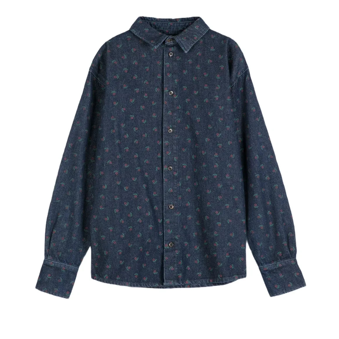 Bobo Choses – Swamp Whirl Bio-Baumwollhemd | Marineblau