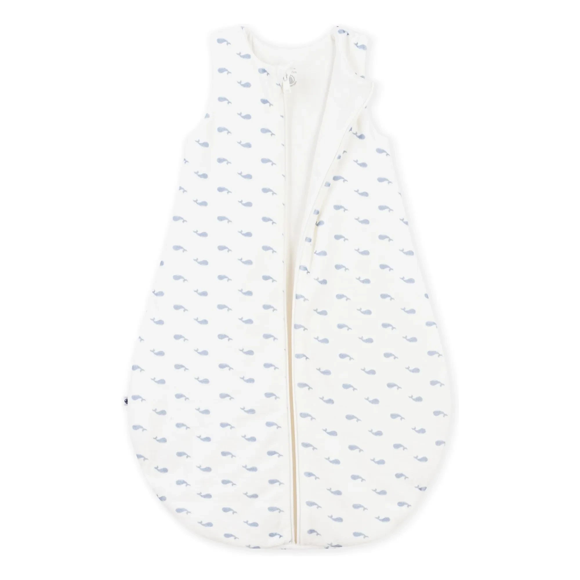 Petit Bateau - Baleines Organik Pamuk uyku tulumu | Beyaz