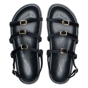 Lachoix - Ella Leder-Sandalen | Schwarz