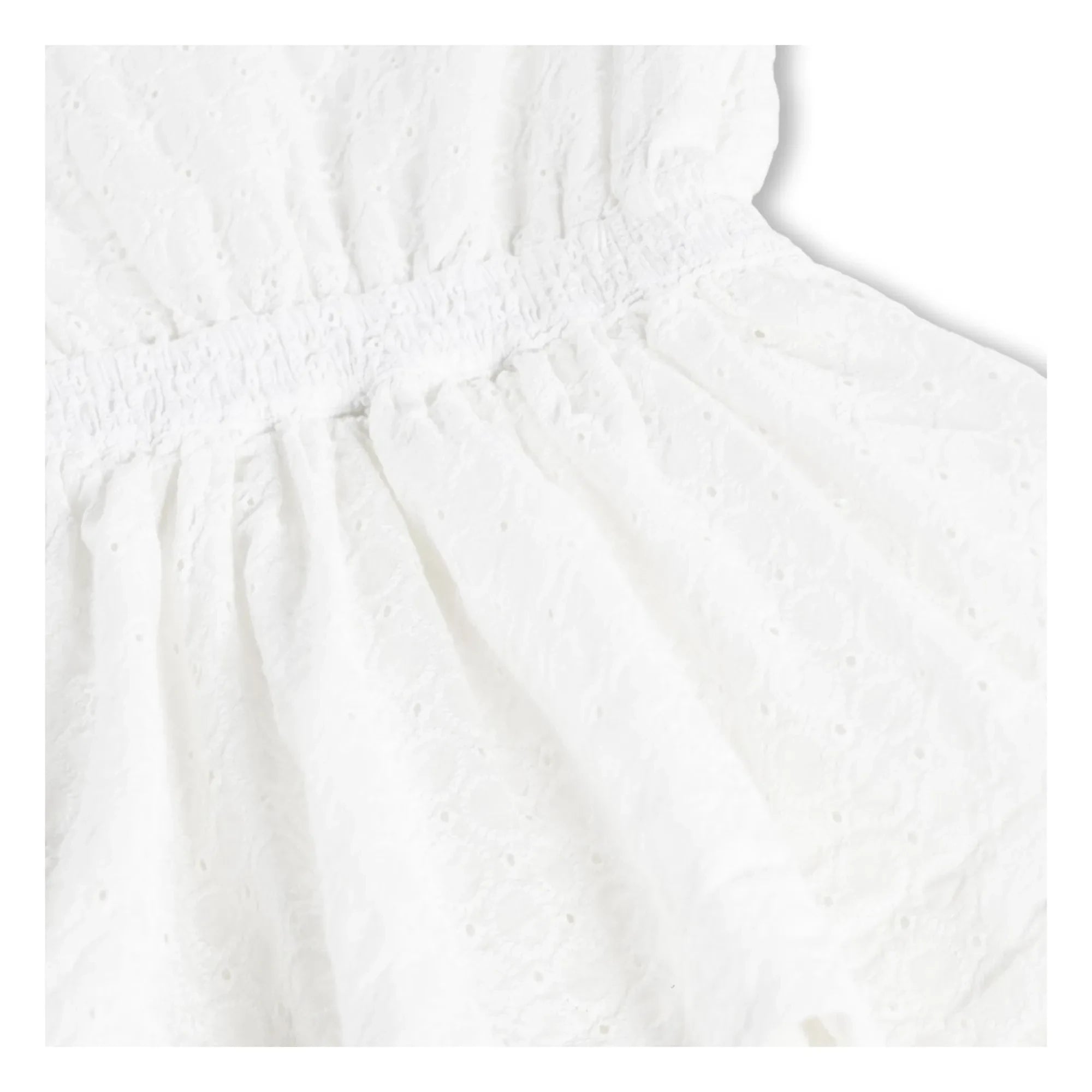 Molo - Carma Bio-Baumwollkleid mit Rüschen | Weiß