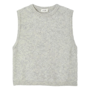 American Vintage - Vitow Wollpullover ohne Ärmel | Hellgrau
