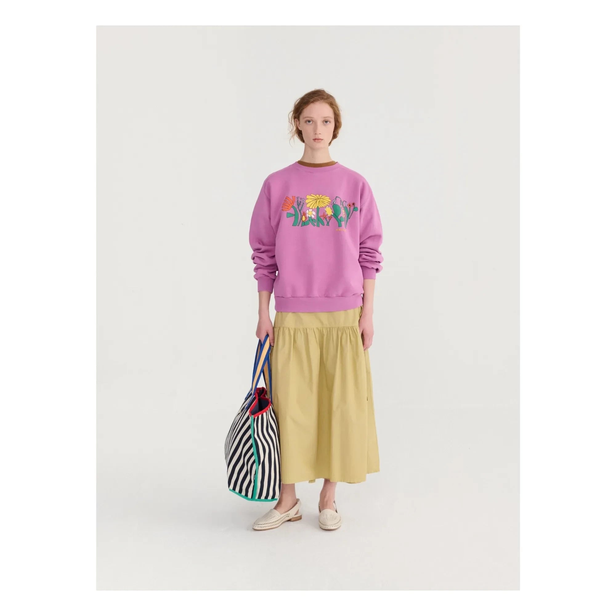 Bobo Choses - Sweatshirt Color Herbalis Bio-Baumwolle | Lila