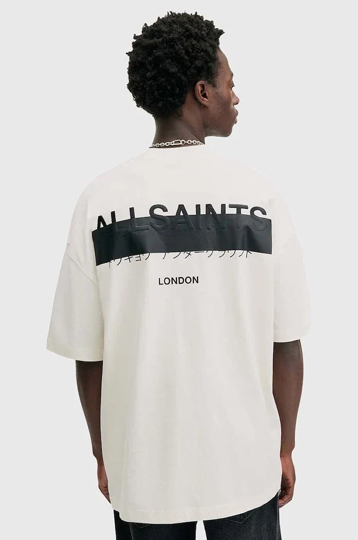 AllSaints REDACT SS CREW Pamuklu Tişört