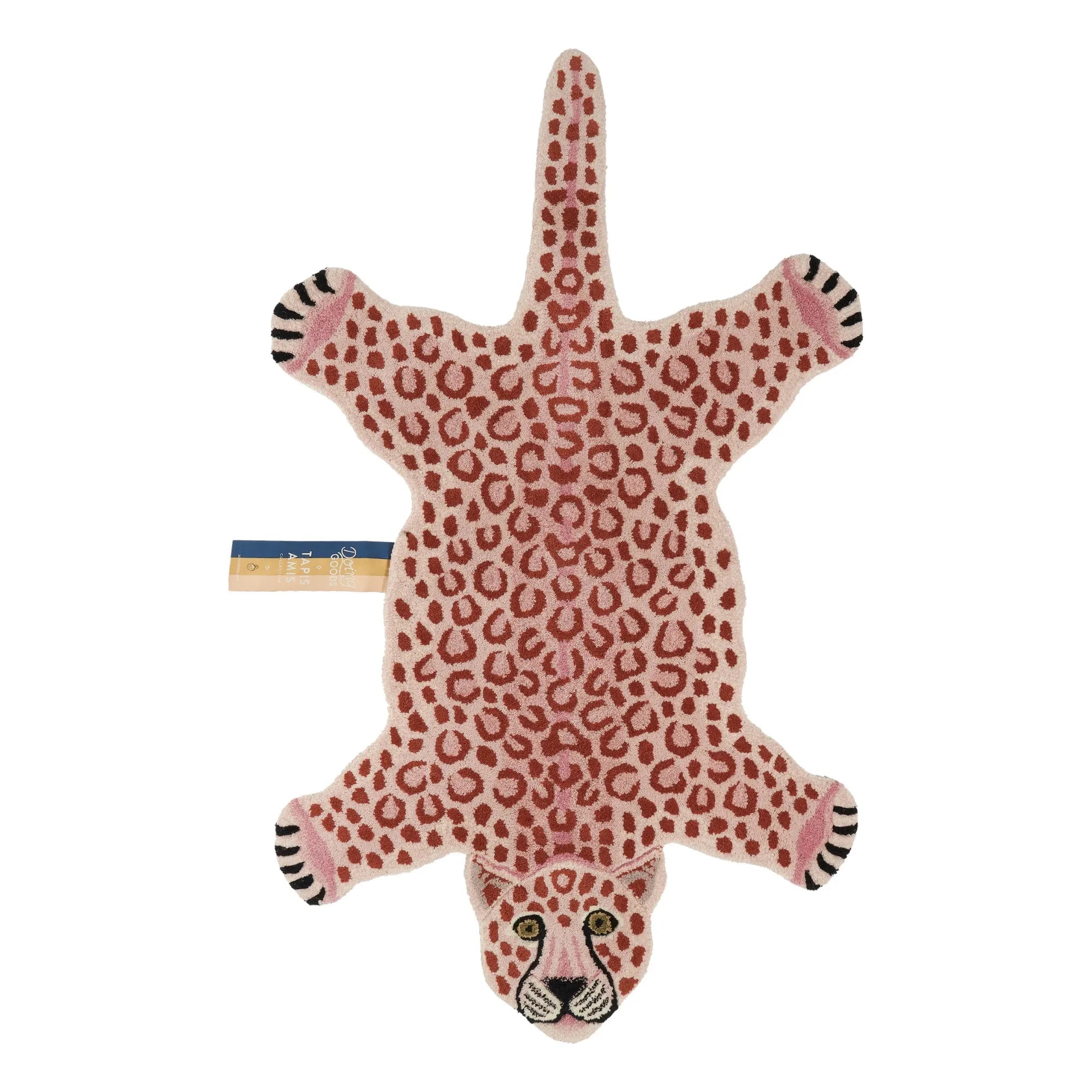Doing Goods – Leoparden Teppich | Rosa