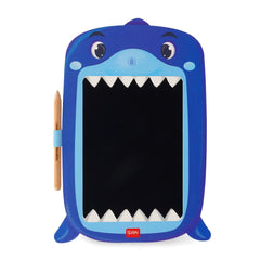 Legami - Shark Tragbarer LCD-Zeichentafel aus Karton - Magic Sketch Board