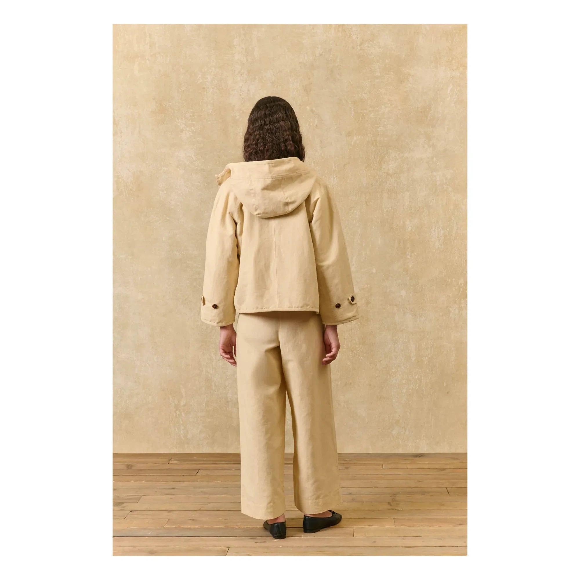 Louise Misha – Bertille Leinen-Baumwolljacke | Elfenbein