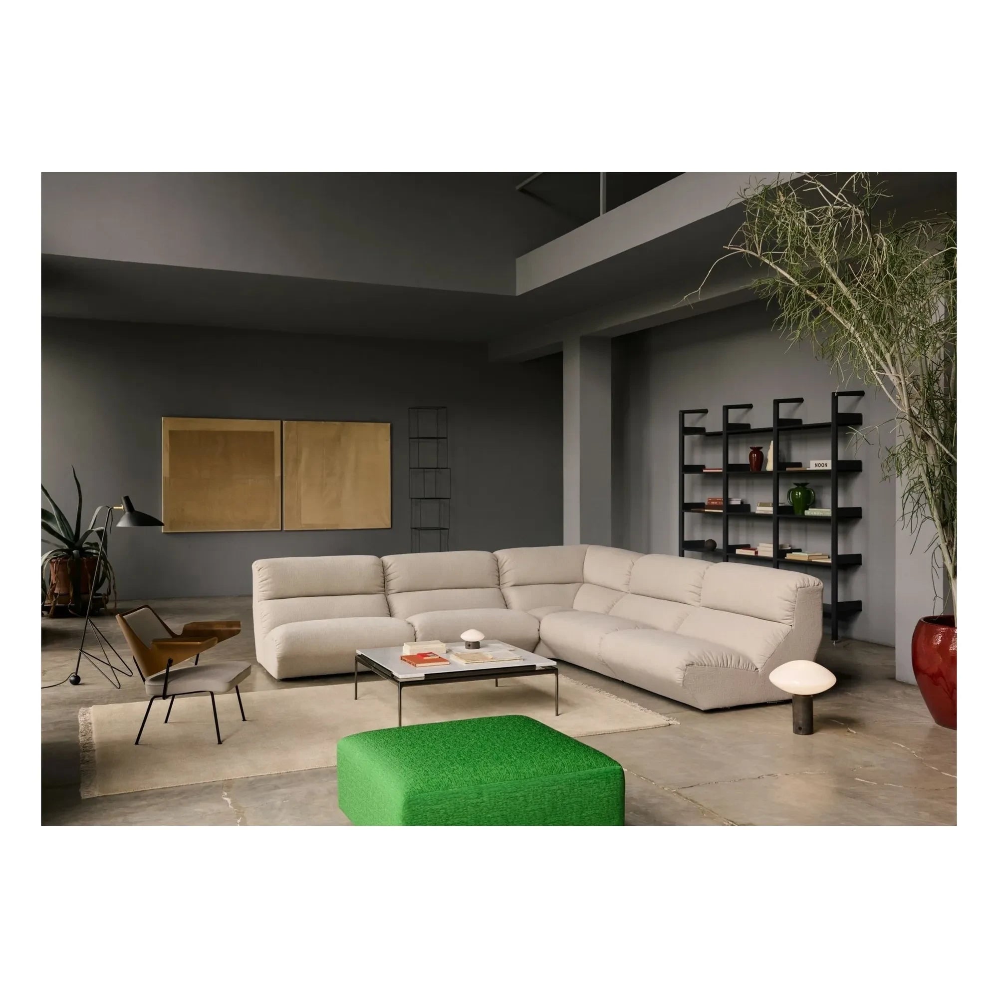& Tradition - Hi Lo AV55 modulares Sofa Eckmodul | Beige