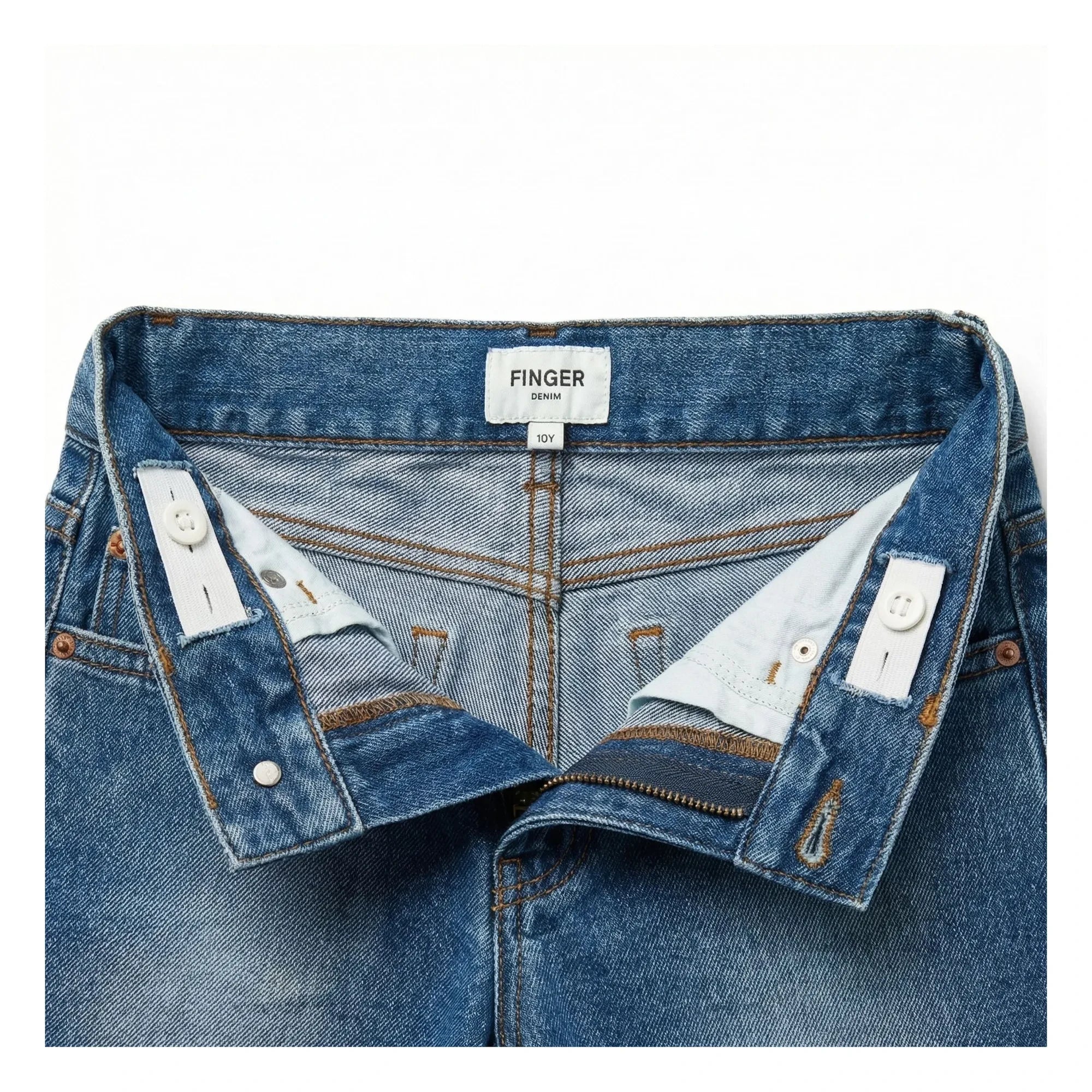 Finger in the nose - Denim Eva Shorts | Denim Blau