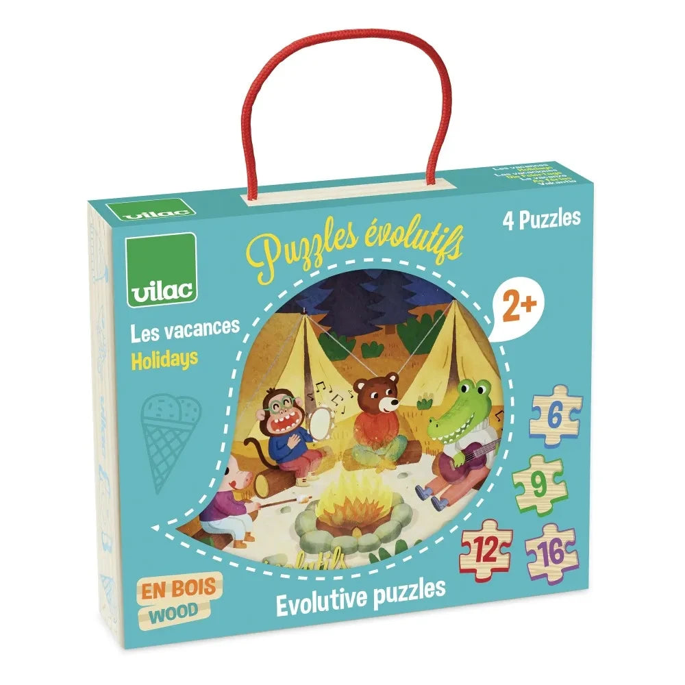 Vilac - The Holidays Puzzle - 4er Set
