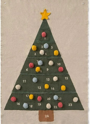 Lorena Canals - Weihnachtsbaum Adventskalender | Dunkelgrün