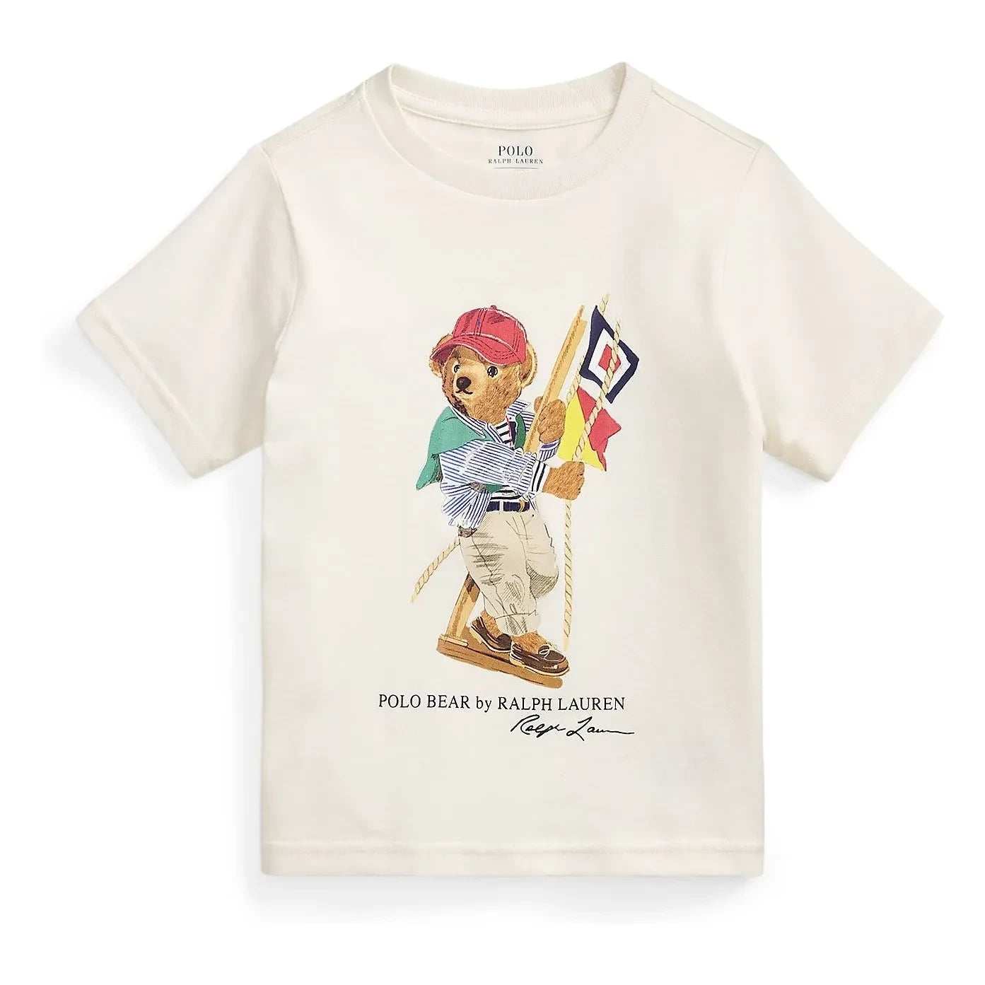 Ralph Lauren - Teddybär-T-Shirt | Weiß