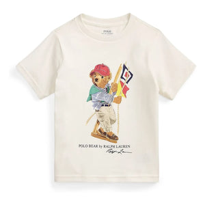 Ralph Lauren - Teddybär-T-Shirt | Weiß