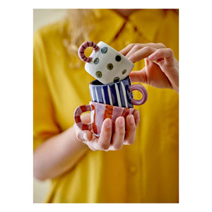 Bloomingville - Steinzeug-Tasse Nini | Blau
