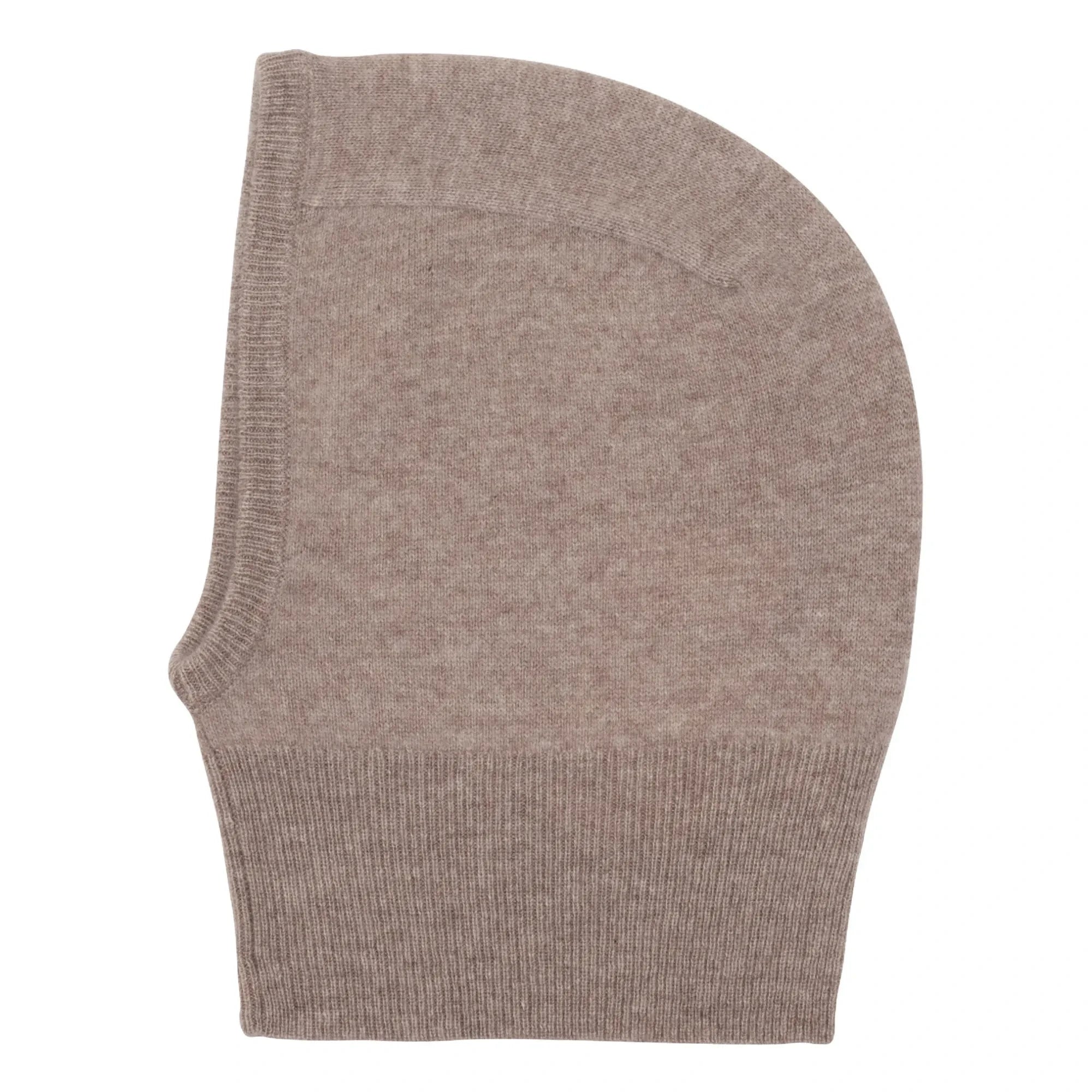 Holmm - Netty Kaschmir-Balaclava | Dunkles Vison-Braun