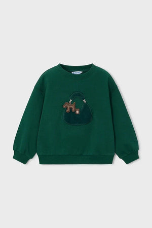 Mayoral çocuk pamuklu sweatshirt