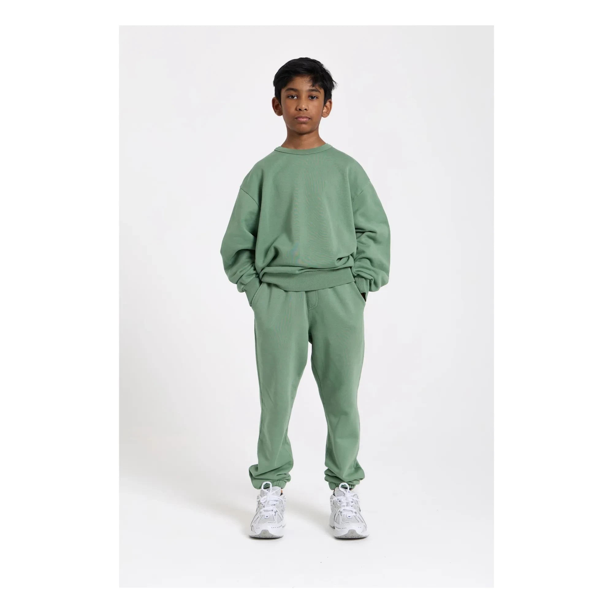 Smallable Kid - Arlo Bio-Baumwoll-Sweatshirt | Khaki
