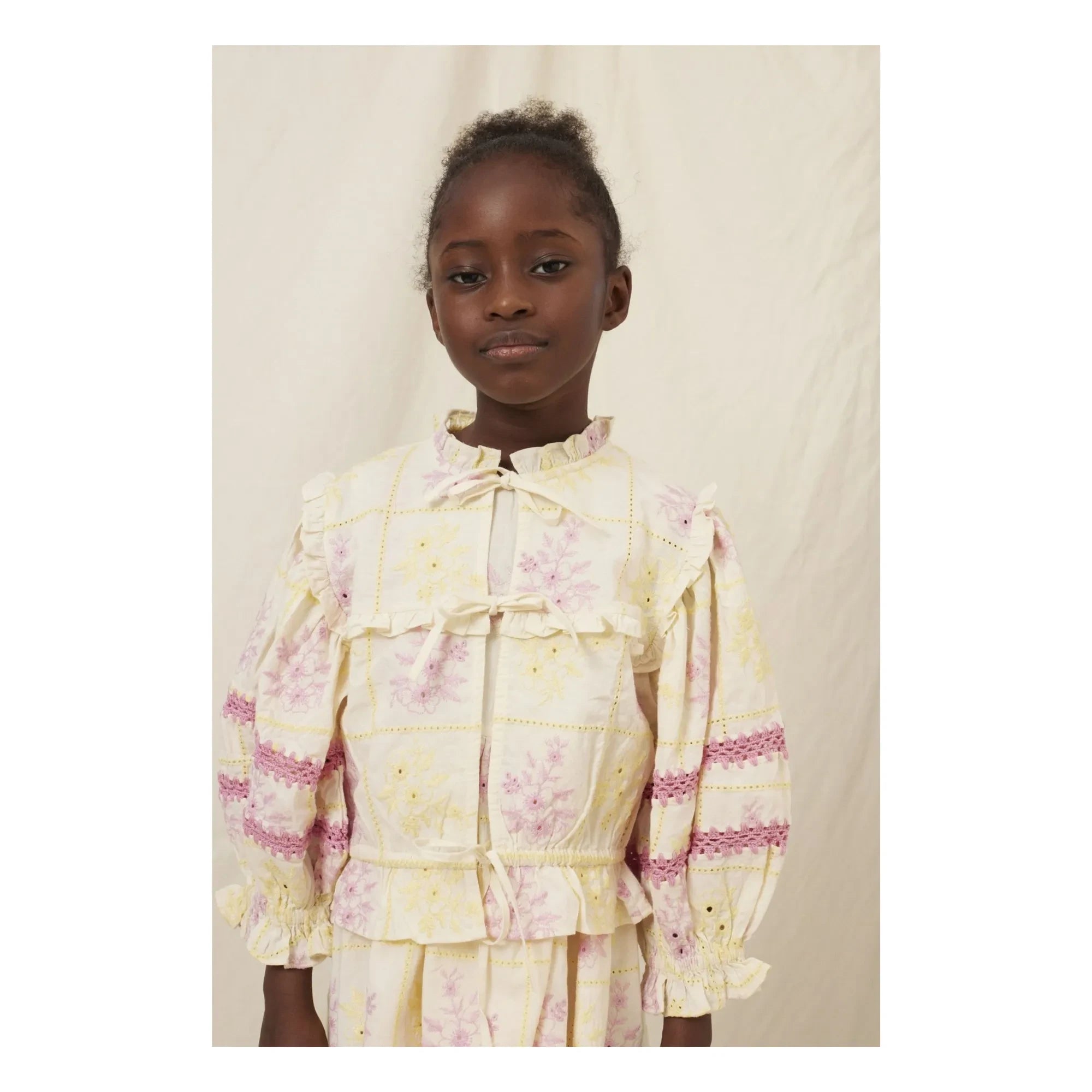Bebe Organic - Alba Bestickte Bluse | Gelb