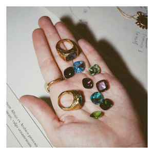 Alhaja – Amalfi-Ring | Türkis