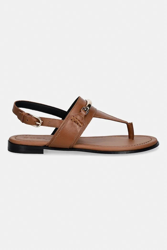 Furla Düz Tabanlı Kadın Deri Heritage Thong Sandalet