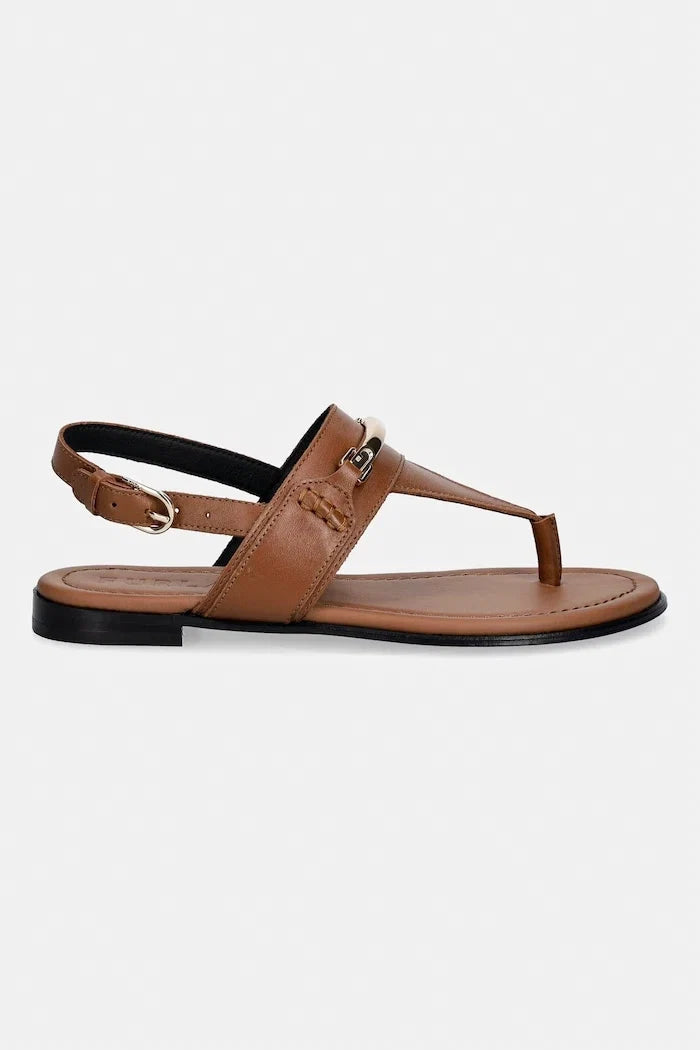 Furla Düz Tabanlı Kadın Deri Heritage Thong Sandalet