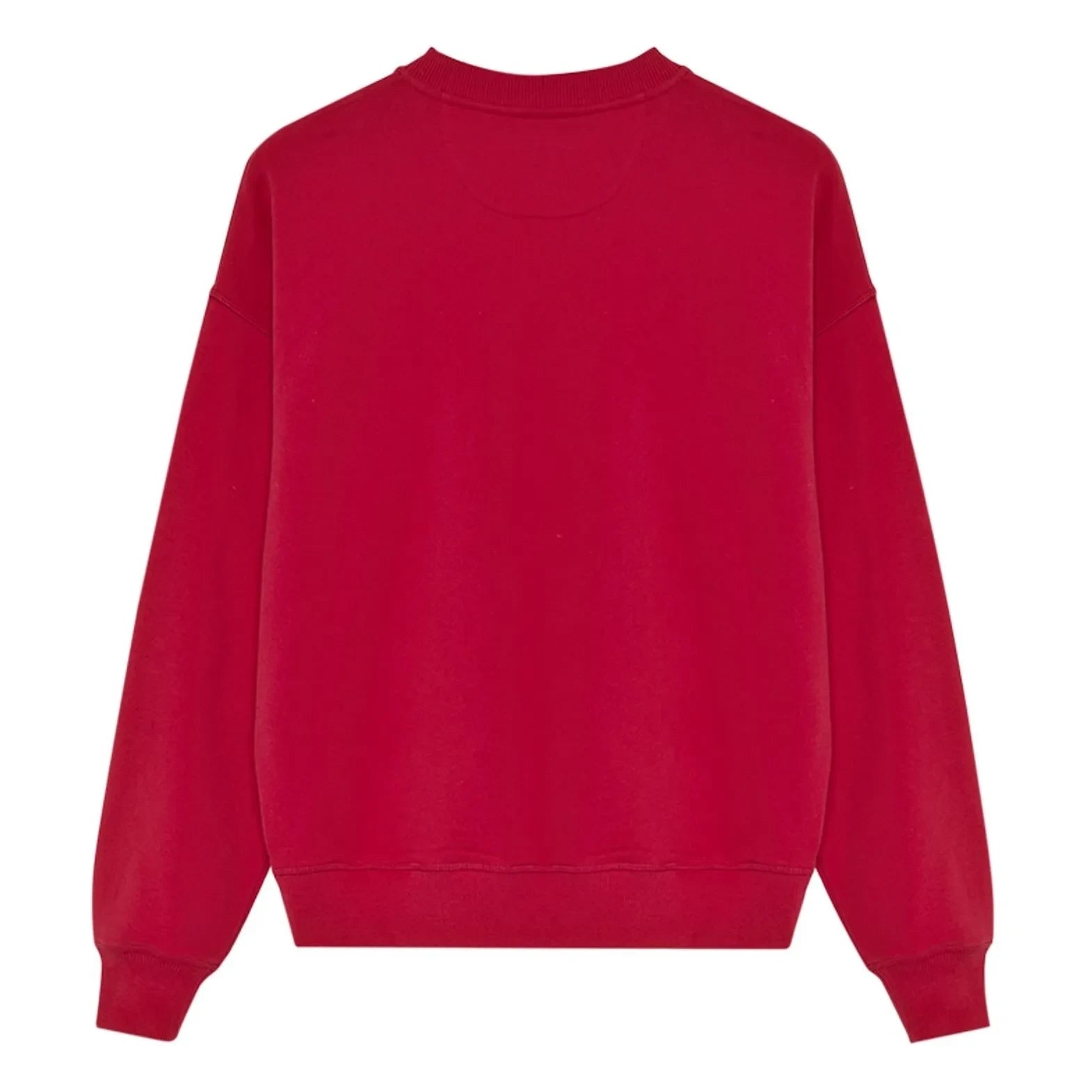 the new society - TNS Logo Baumwoll-Sweatshirt | Rot
