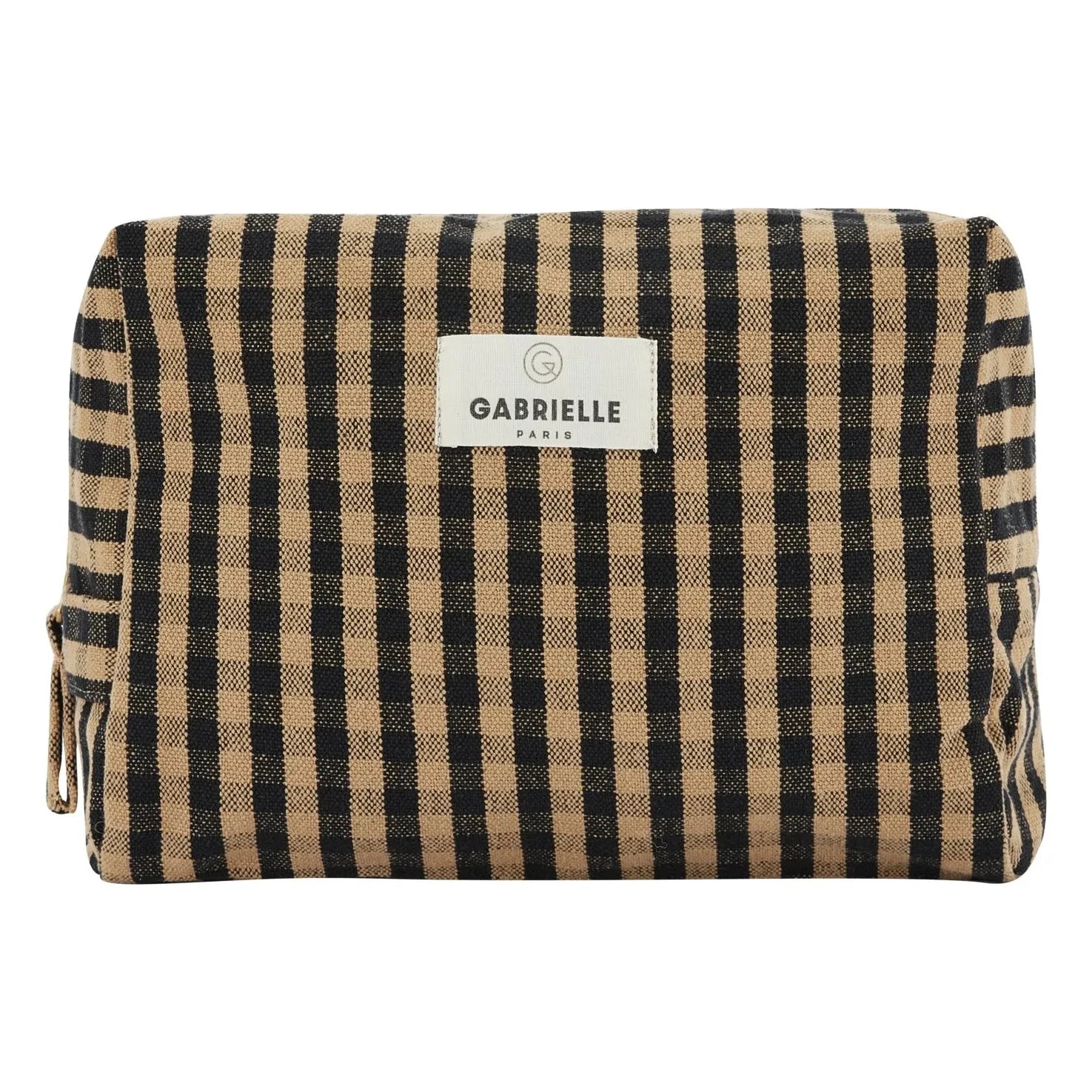 Gabrielle Paris – Vichy-Kosmetiktasche | Kaffee