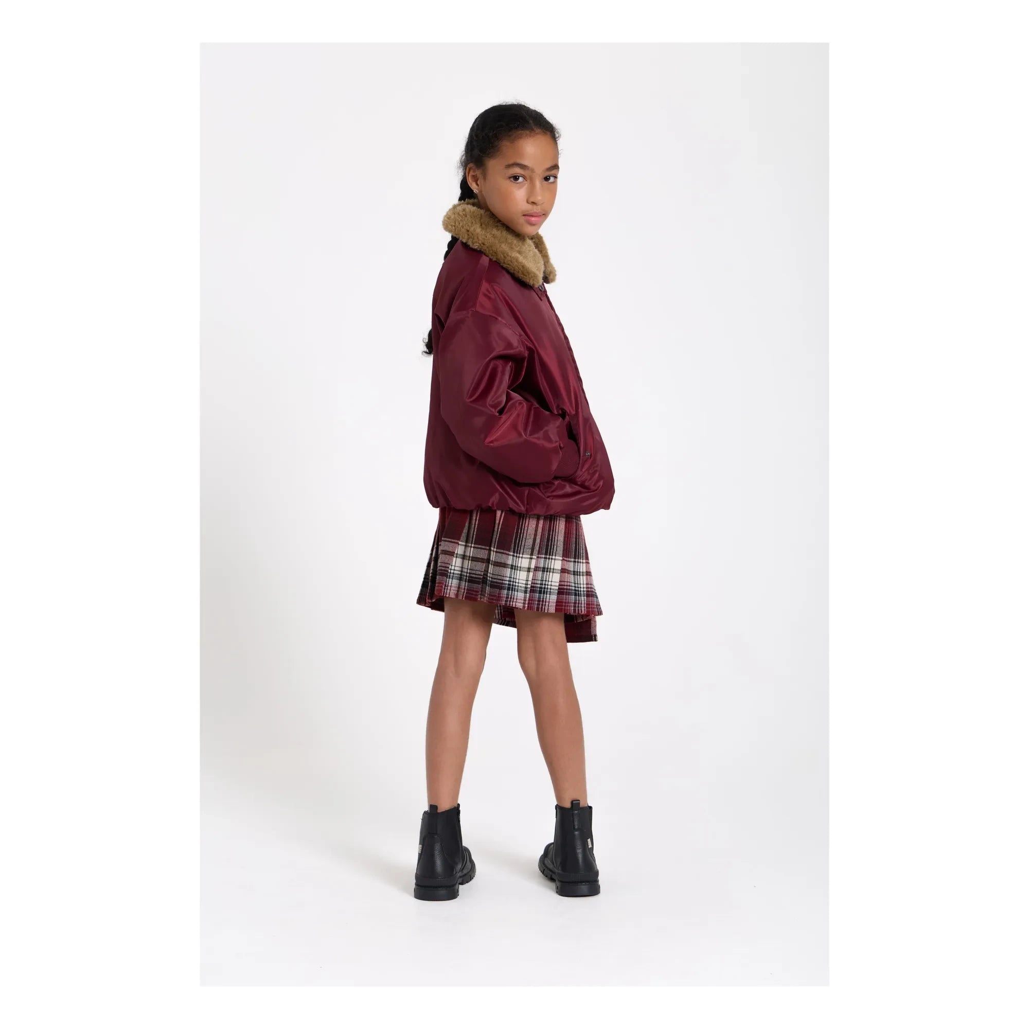 Finger in the nose - Aria Bomberjacke | Aubergine